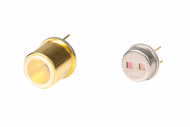 IR emitter and pyro detector from Micro-Hybrid