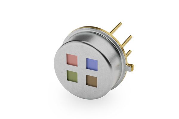 Pyro-IR detector, 4 channels