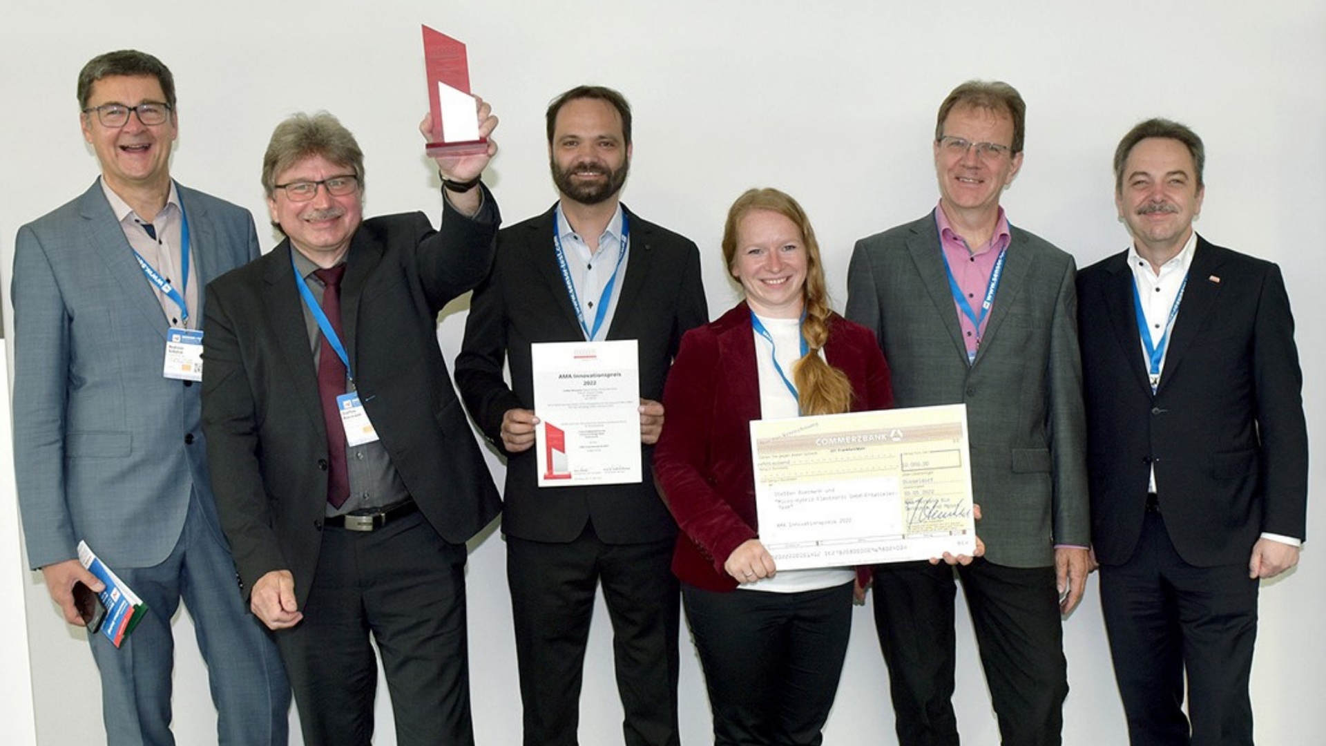Gruppenbild der Sieger des Innovationspreises 2022
