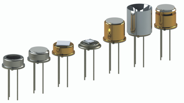 Sequence of infrared emitters in different housings