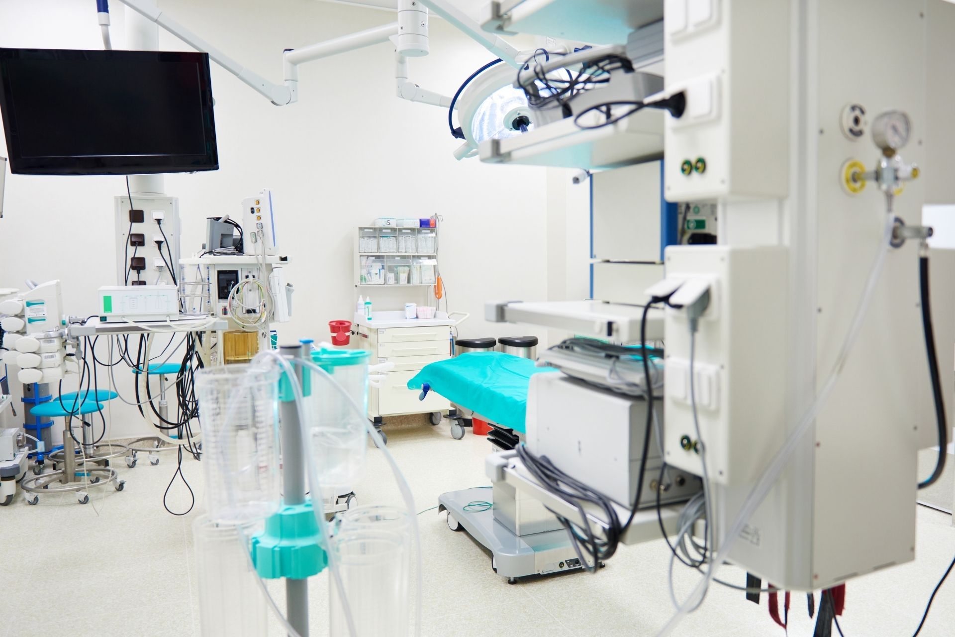 Medical technology for respiratory gas analysis in the medical hall