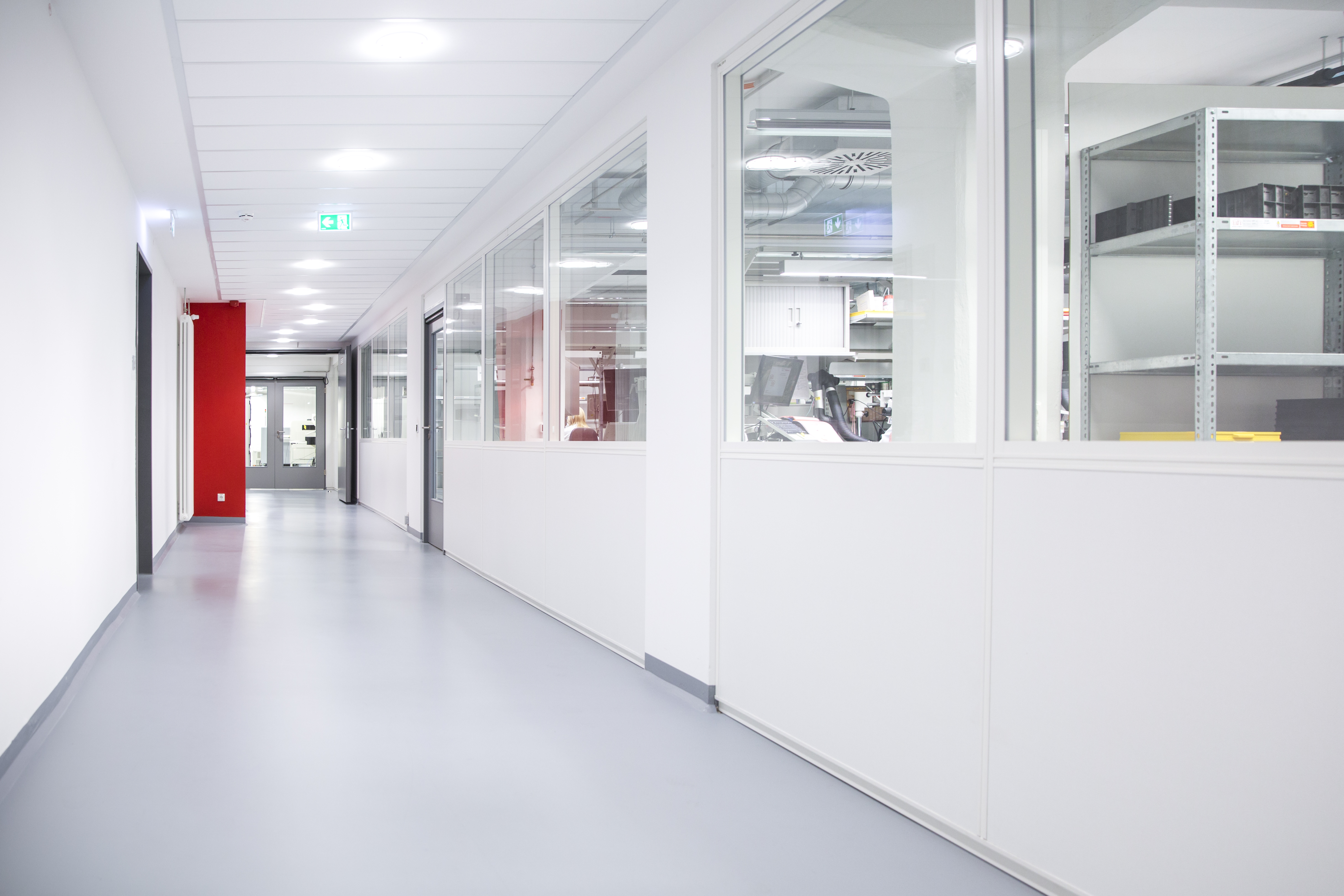 Blick in den modernen Produktionsbereich am Standort Hermsdorf