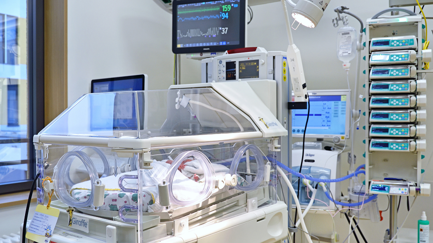 Inkubator für Frühgeborene