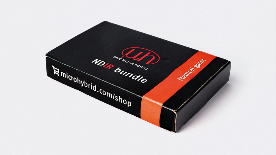 NDIR measuring kit for gas analysis in the medical field