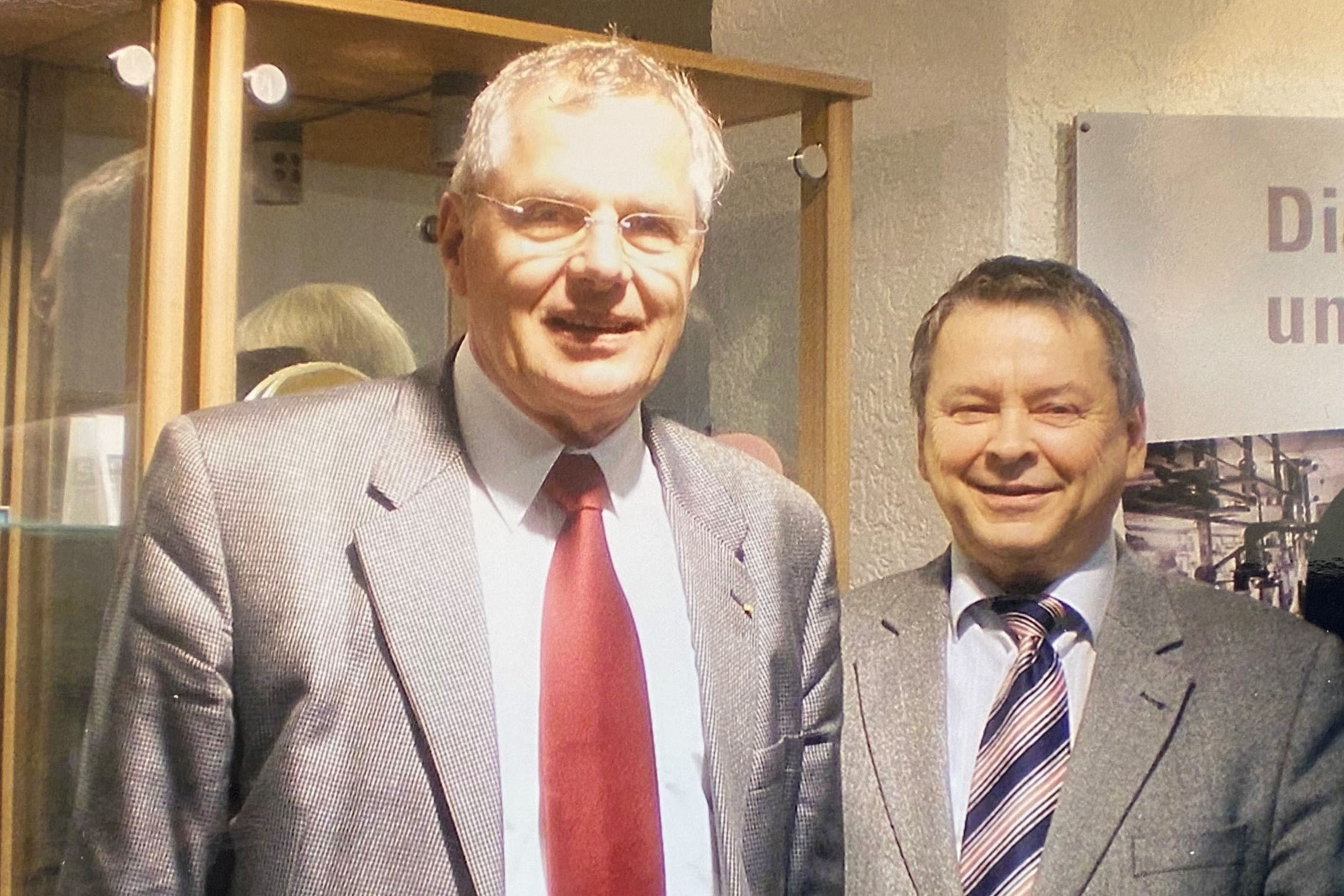 Portraitfoto von Karl Wisspeintner und Werner Baumgärtel